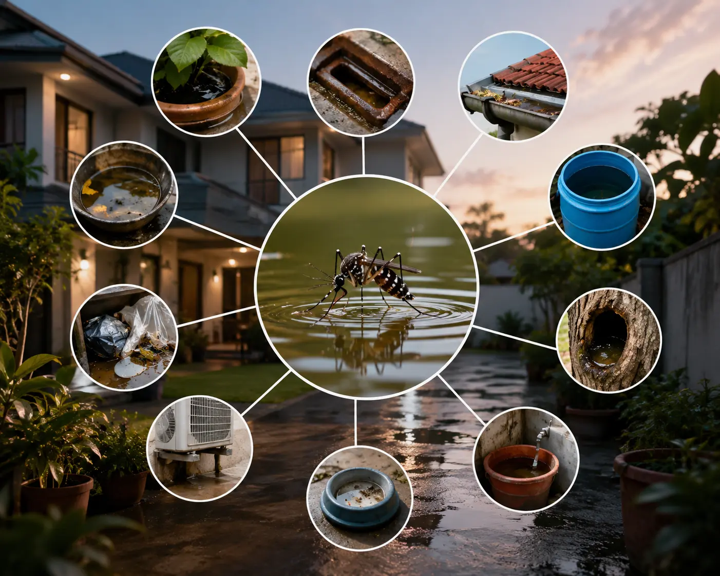 Mosquito Breeding Places Around Your Home You Didn't Know About