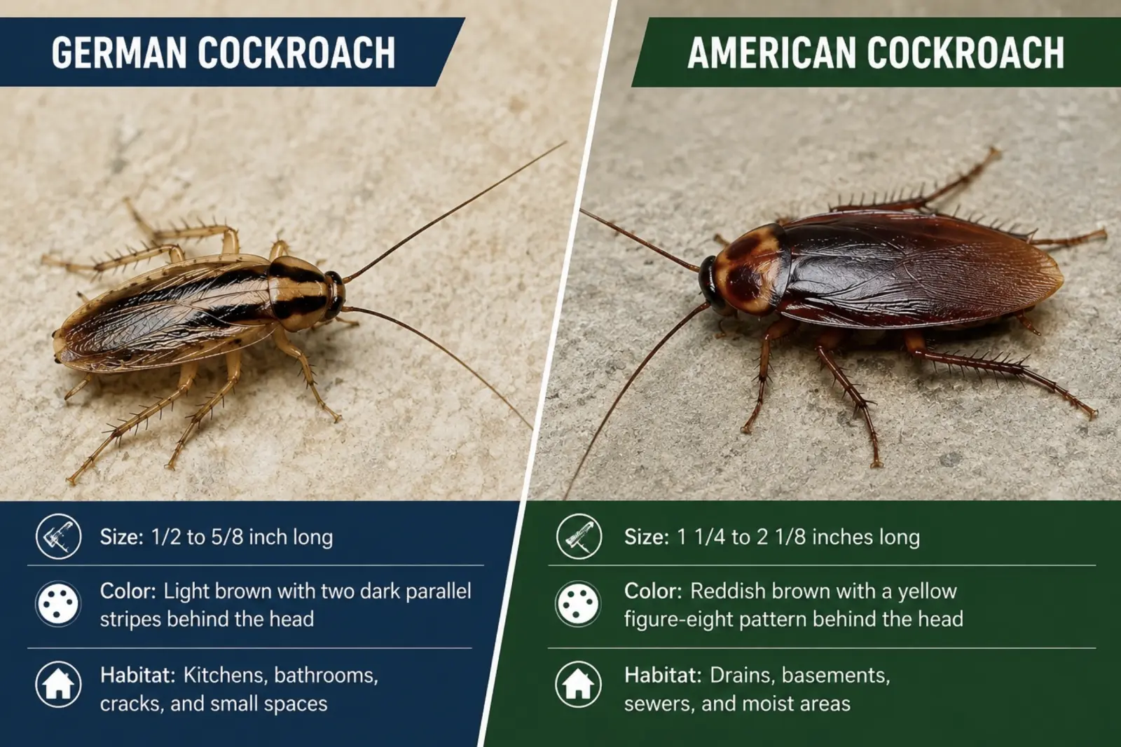 German Cockroach vs American Cockroach: Which One Is Invading Your Home?