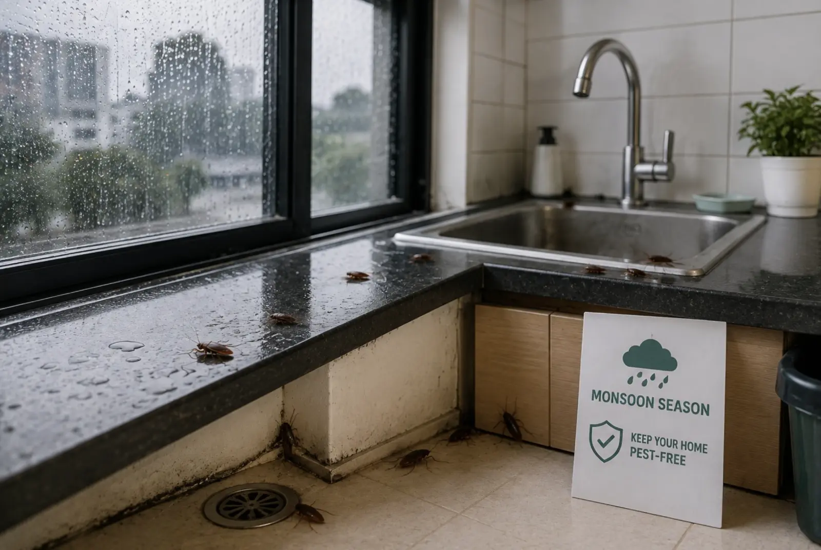 How to Prevent Cockroaches During Bangalore’s Rainy Season