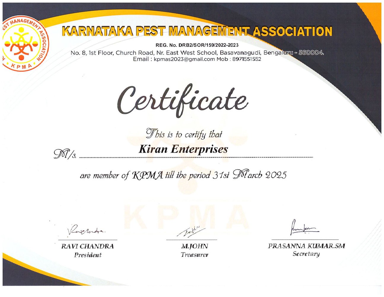 Karnataka Pest Management Association