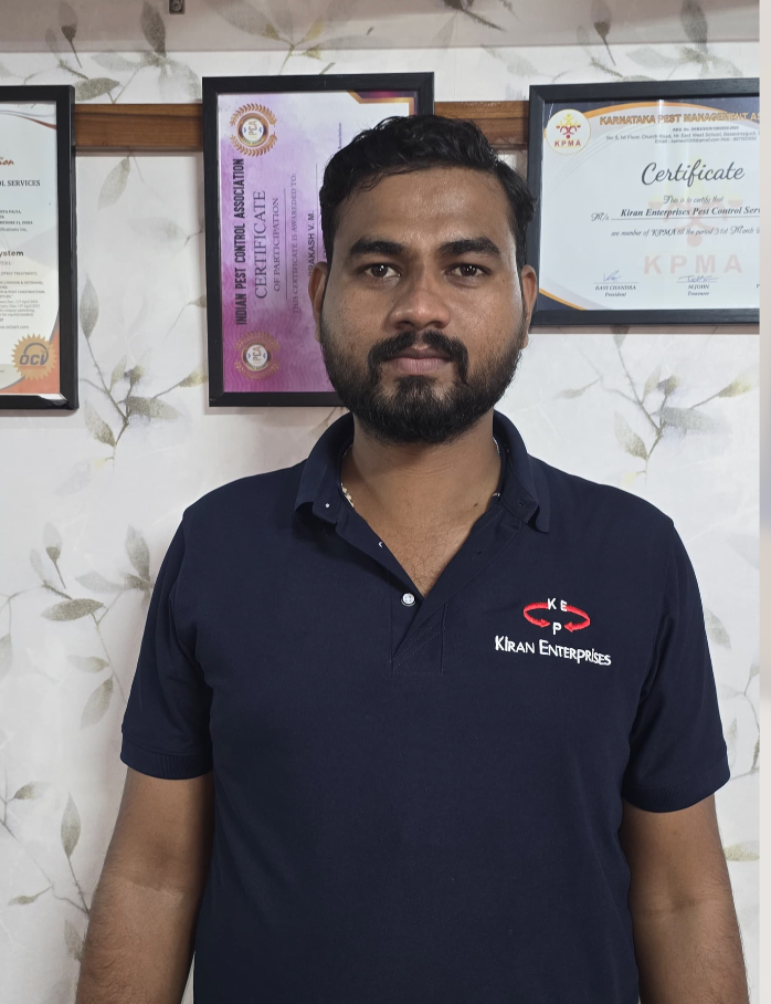 Kiran Enterprises pest management team member