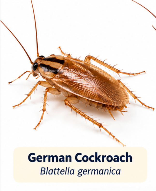 German Cockroach (Blattella germanica)