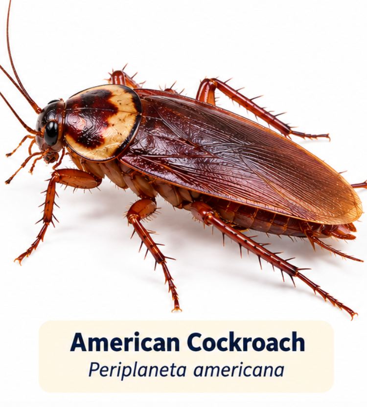 American Cockroach (Periplaneta americana)