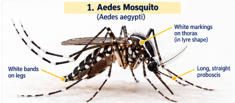 Yellow Fever Mosquito (Aedes aegypti)
