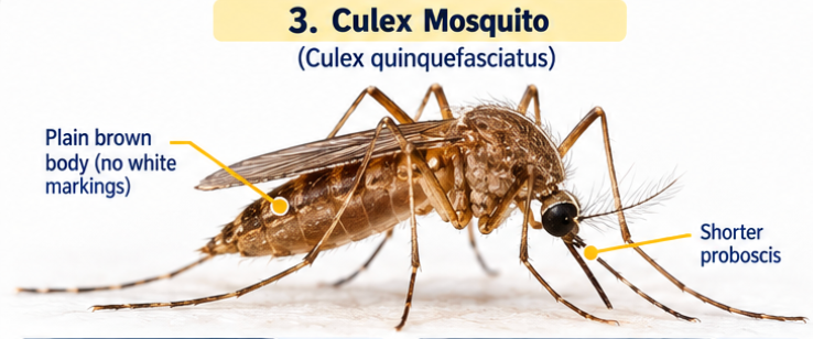 Common House Mosquito (Culex quinquefasciatus)