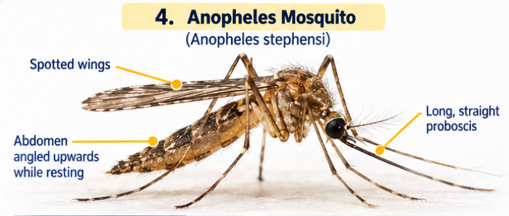 Asian Malaria Mosquito (Anopheles stephensi)